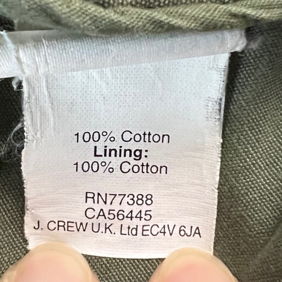 J.Crew Vintage Relaxed Boyfriend Olive Field Jacket Sz XS - Picture 11 of 14